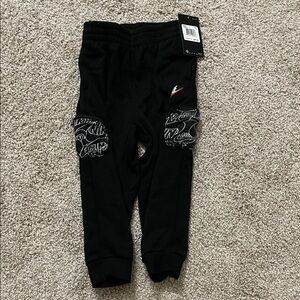 Nike Kids Black Graphic Joggers